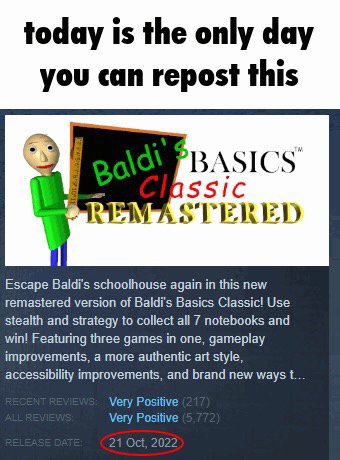 It's Starting Soon! (Baldi's Basics TUD Evilverse Event) 