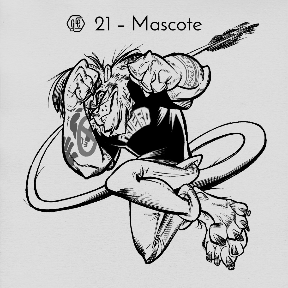 #quantober #inktober #october #art Mascote