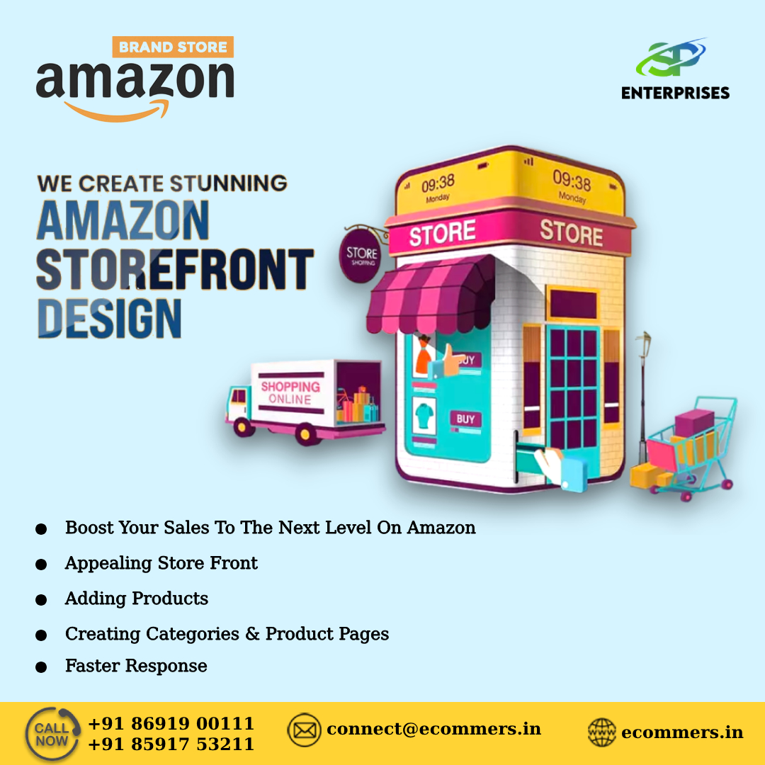 specommers's tweet photo. 𝐀𝐦𝐚𝐳𝐨𝐧 𝐁𝐫𝐚𝐧𝐝 𝐒𝐭𝐨𝐫𝐞!
Are you ready to take your Amazon business to the next level? Reach out to us today to have your very own Amazon Brand Store!  Contact us now @ +91 86919 00111 / +91 85917 53211 to get started. 
Your brand's success is just a message away! https://t.co/77jxOjeEmy