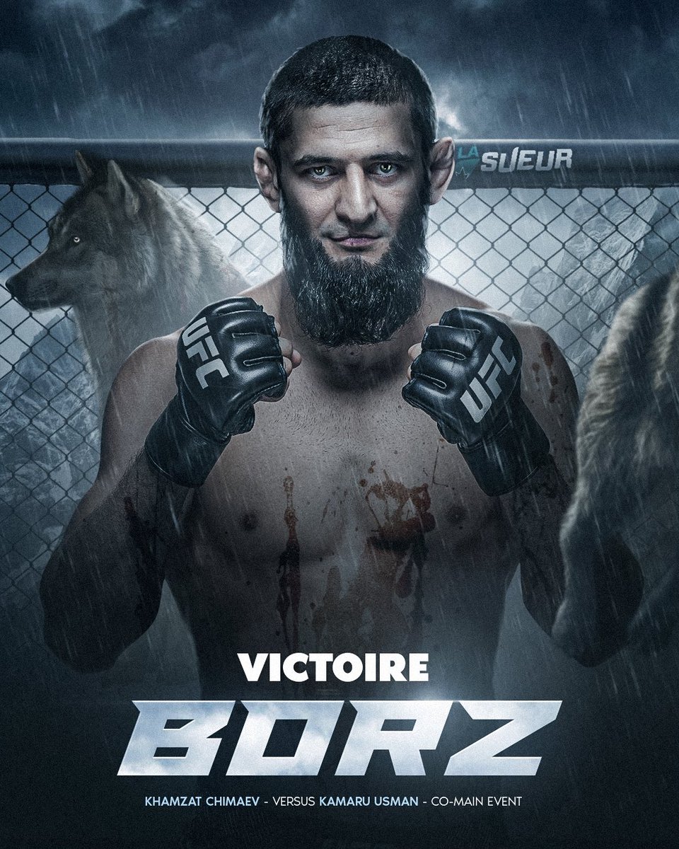 LaSueur_off's tweet photo. KHAMZAT "BORZ" CHIMAEV !!! 

LE TCHÉTCHÈNE S’IMPOSE PAR DÉCISION MAJORITAIRE FACE À KAMARU USMAN ! 😤

#UFC294 https://t.co/jUYtbEKAGK