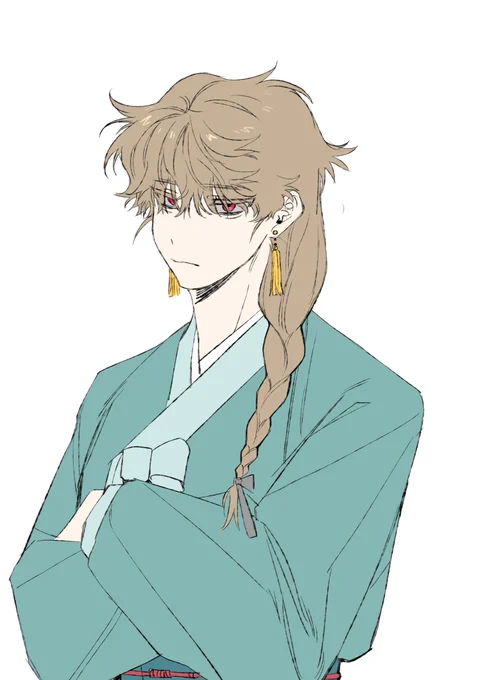 아린김 캐자 짜준거랑 나.