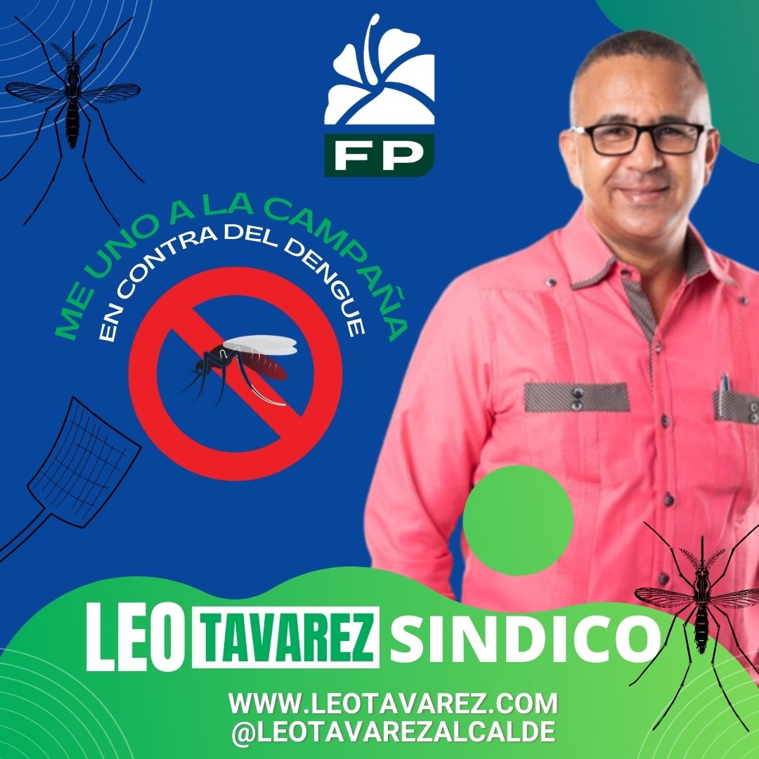 AlcaldeTavarez's tweet photo. Unidos contra el Dengue: Protejamos Nuestra Comunidad

Amigos y amigas de Baitoa,

En esta temporada de lluvias, el Dengue se convierte en una amenaza real para nuestra comunidad. Quiero recordarles a todos la importancia de estar alerta y tomar medidas

#Dengue #Prevención https://t.co/xqixxClCai
