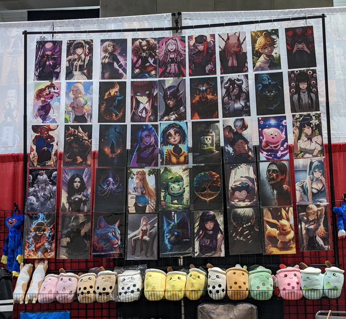 gdgg_gdgg's tweet photo. @PlanetAnimeKC How are you guys letting vendors like this one sell clearly AI generated art? What a slap in the face to the actual artists there... #planetcomiccon #PlanetAnimeKC23 #arttheft #AIart https://t.co/xD140qwdKL