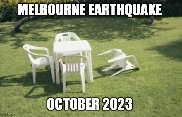Another one #earthquake #melbourneearthquake #Melbourne