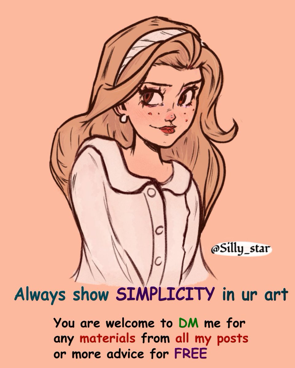 Tip #1 'Always, keep it simple.'
#arttips #2dart #characterdesign #artlessons #artstudy #digitalart #drawing #procreate #CLIPSTUDIOPAINT #sketch