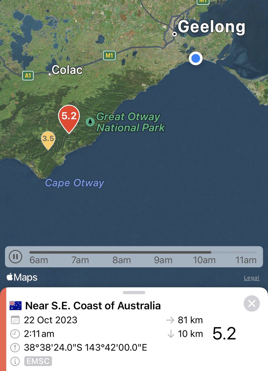 Turbo360Digital's tweet photo. 5.2 earthquake overnight.  It has made a real mess of the dogs area at the side of the our house.  #earthquake #apollobay #colac #quake #melbourne https://t.co/YD04l4Xz9C