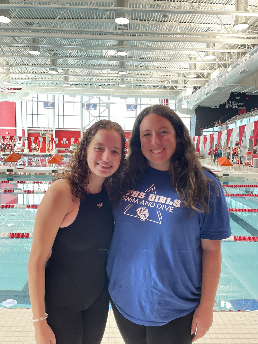 grtsaganos's tweet photo. My heart is overflowing w/ appreciation to everyone who supported my child.  It wasn’t the season she planned but she finished in the water.  10
Years of swimming, it’s bittersweet &amp; my heart is full.  Coaches Walker, Rodriguez &amp; Busse, thank you, for everything 💙💛🦁 https://t.co/tQhVP0b4hW