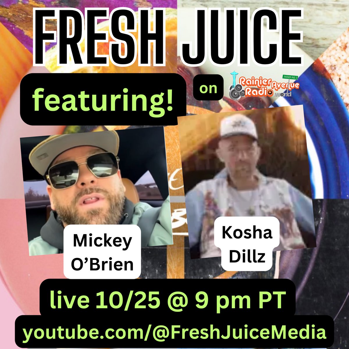 FreshJuiceMedia's tweet photo. Canada’s @OBorebody is back on the 25th hot off the release of his @HandSoloRecords album #Orebody with Brooklyn's @koshadillz, cast member of MTV's @WildNOut
Watch live with link in bio
#MickeyOBrien #KoshaDillz #FreshJuice #HandSoloRecords #Orebody #RamiEvenEsh #WildNOut https://t.co/6A4RFqwo1W