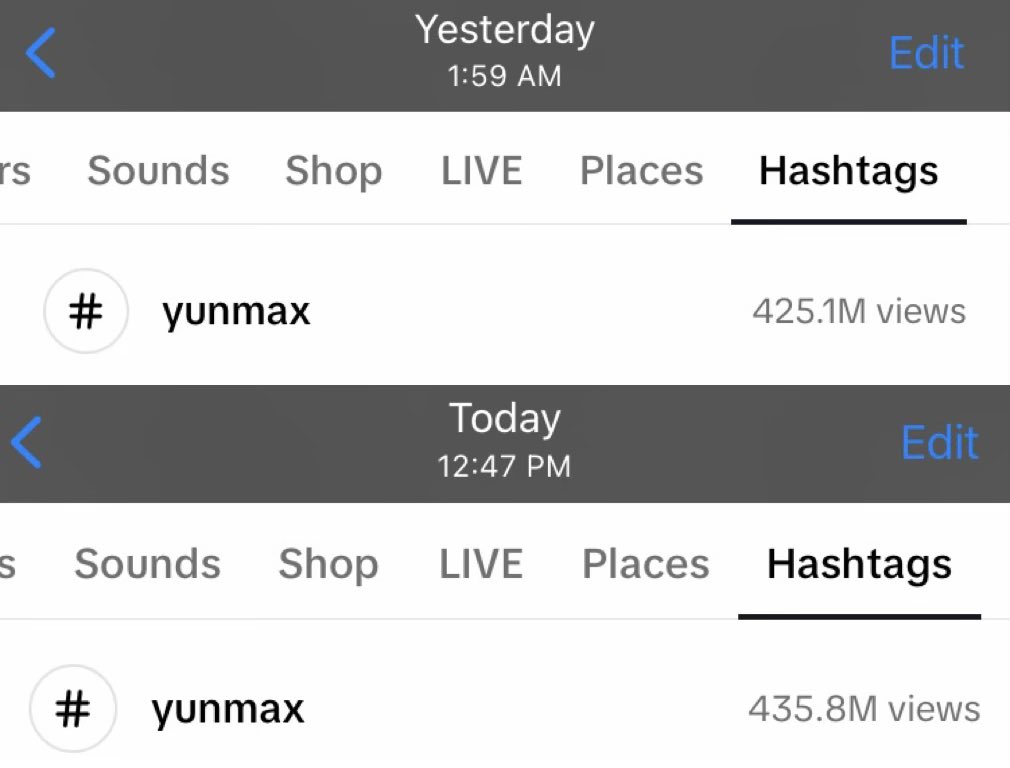 ErisLu_Max's tweet photo. 📊Update YunMax📊

el hashtag #YunMax ha obtenido casi 11 MILLONES DE VISTAS solamente en las ultimas 34 horas🎉 https://t.co/DqaJug6bej