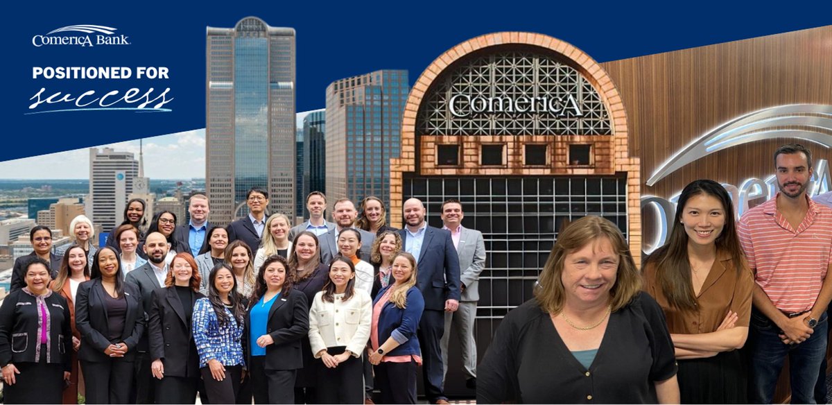 ComericaBank's tweet image. We have been #RaisingExpectations for almost 175 years. Our successful business model, careful execution, and customer support position Comerica Bank for continued success. 

#ComericaBank #PositionedForSuccess