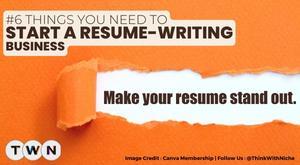 6 Things You Need for Starting a Resume Writing Business

Click2Read thinkwithniche.com/blogs/details/…

#resume #biodata #CV 
#resumemaking #jobopportunity #jobsearch #jobseekers #jobopening #Vacances #interview #jobrequirements #resumewriting #jobs #jobrequirements #jobdescription #kra