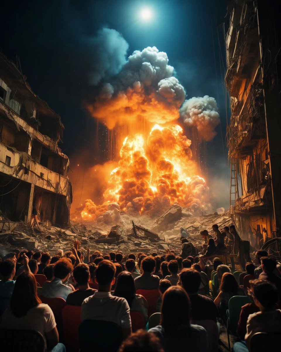 💭 Uluslararası umursamazlıktan, fabrikasyon gerçeklere, ateşkesi geçerli bir neden olmaksızın sürekli ertelemeye, kiliseleri ve hastaneleri bombalamaya ve bu konuda yalan söylemeye varana kadar son 13 gün boyunca biz mücadele etmek için bir sonraki gösteriyi beklerken masum