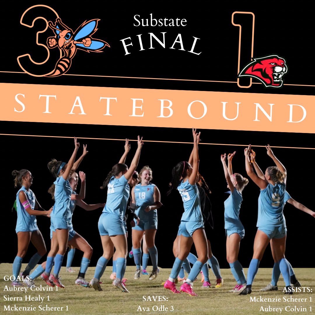 Your Lady Hornets are going back to state! 3-1 today over a rough Munford team! <a href="/aubreyrcolvin/">Aubrey Colvin</a> <a href="/SierraHealy_2/">Sierra Healy</a> and <a href="/mckenzieschh/">mckenzie scherer</a> found the back of the net today! <a href="/odle_ava/">Ava Odle</a> with 3 saves in the match. Chattanooga, here we come! #LadyHornet⚽️ #TheSisterhood #OMR