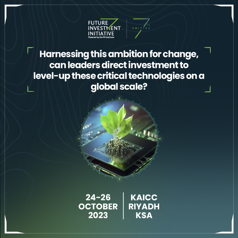 FII_Institute1's tweet photo. Companies are to invest 24% of their capital in #lowcarbon technologies & the global #greentechnology market will soar up to $61.92B by 2030. 🌱
Discover how #leaders can level up these techs on a global scale at #FII7. Register for your #virtualpass now: https://t.co/DdY4kk4oZm