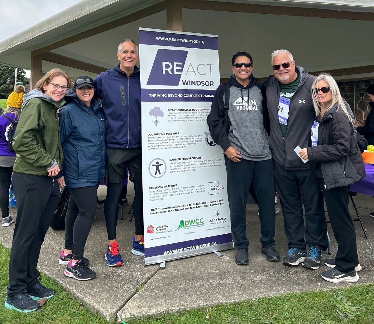 Today, our members laced up their running shoes for RE/ACT Windsor-Essex’s annual 5KM walk/run – a fundraiser dedicated to raise money to help people struggling with trauma and addiction.

Thanks to everyone who turned out to support this awesome cause!