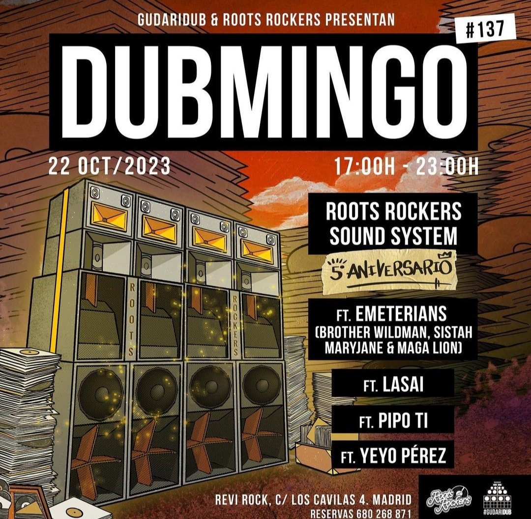 Pipotimusic's tweet photo. Domingo 22 de Octubre
Estaremos unos cuantos en el #rootsrockerssoundsystem 5° aniversario en #dubmingos
@Emeterians @yeyo_perez @LasaiMuzzik & me.🔥🙌🏼🎤🎶 https://t.co/sVLaEw3M8s