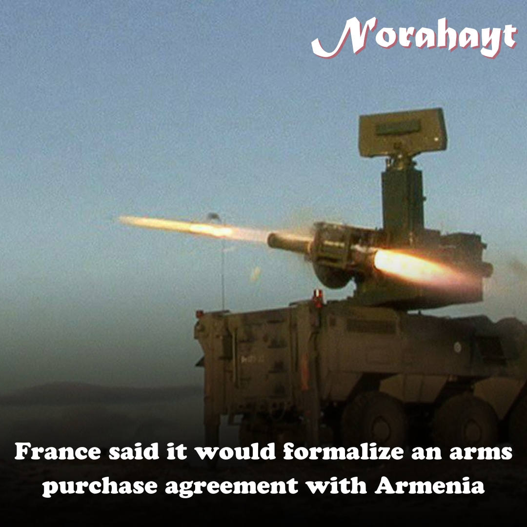 France signs a contract to supply weapons to Armenia to protect civilians and borders. Tomorrow the acquisition of French weapons by Armenia, in particular for air defense, will be officially announced.

#FranceAndArmenia #NewTreaty #ForPeaceAndSecurity #BorderProtection #Weapons