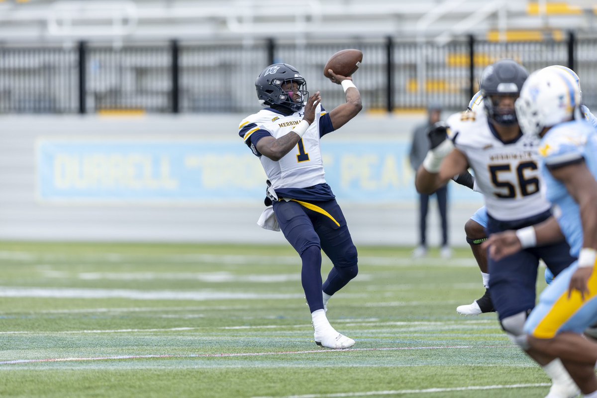 Merrimack_FB's tweet photo. Couple of 📸 from today 😎

We are back in action next week at Saint Francis. Kick off is set for 1PM. 

#GoMack // #MackTough https://t.co/1XLntOCgae