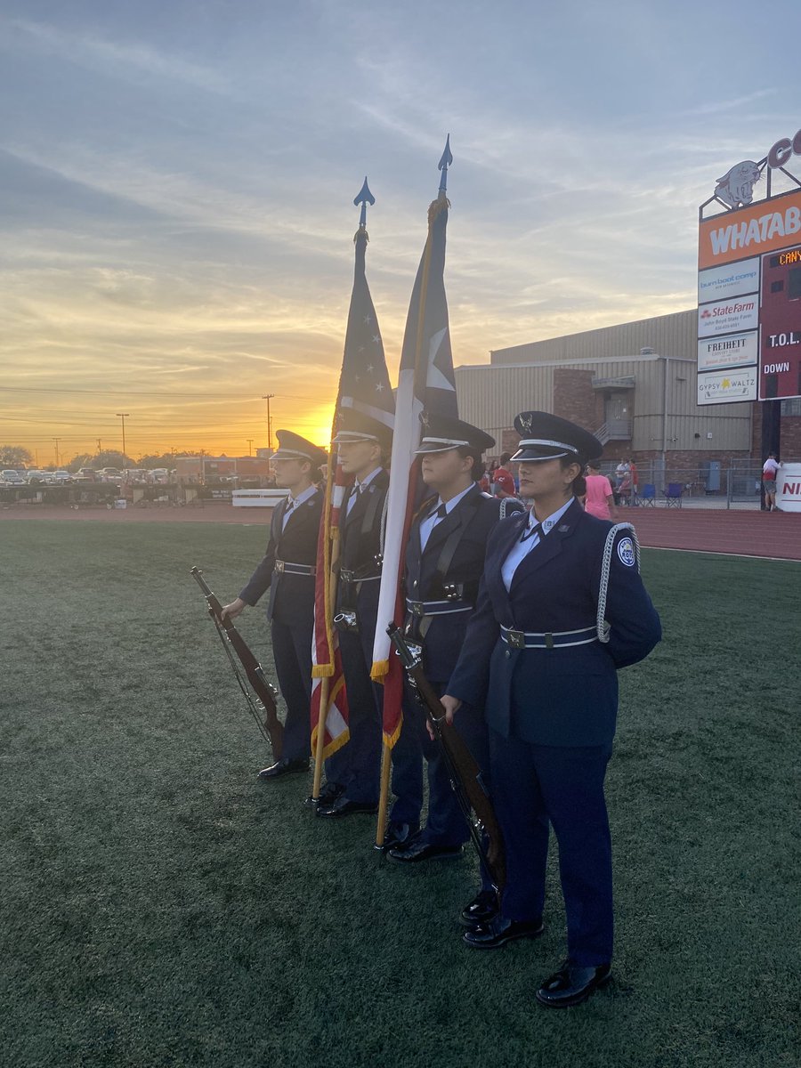 Great shot of the cadets before last night’s presentation.