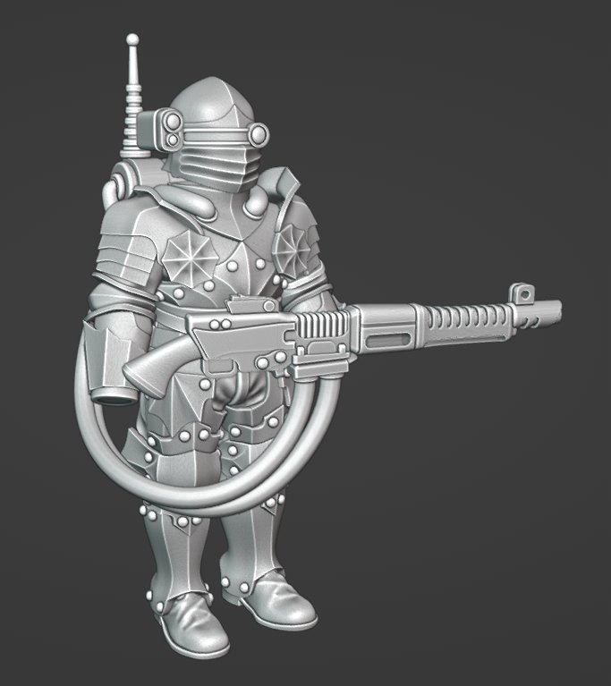 GDTTGames's tweet photo. Gothic plate is like chicken soup for a weary modeler https://t.co/9ucoXnGp6O