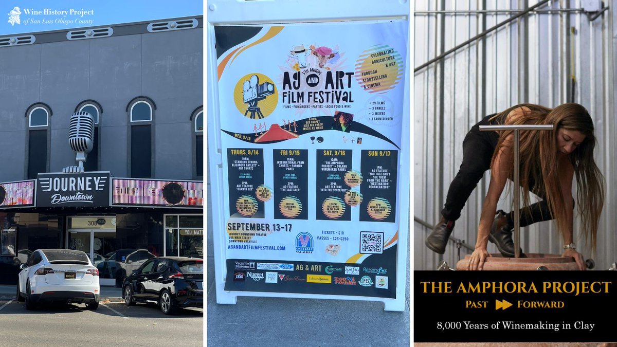 We’re so honored to have had our film featuring local Paso Robles winemakers shown at the @agartfilmfest! Thank you all for your incredible support of the film and our local winemakers. buff.ly/3ecHLnc #WineHistory #WineCountry #PasoWine #PasoRobles