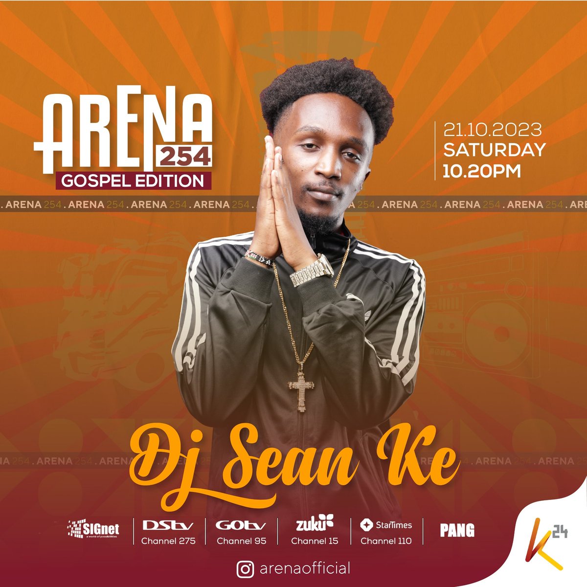 Guest DJ on #Arena254 Tune in, let's get blessed together!