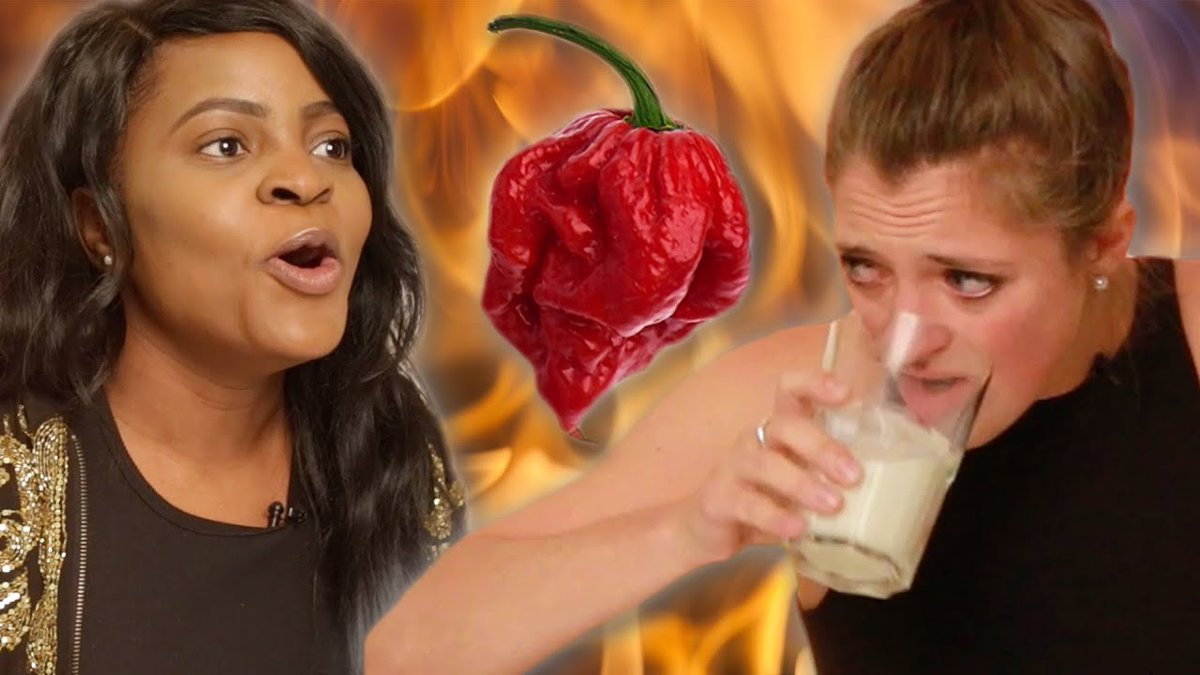 The global pepper cartel has perfected a truly lethal chili, clearly designed to lure teens into a lifetime of the horrors of tabasco addiction.  The bright colors of "Pepper X" target teens.

Social media influencers are already pushing it...