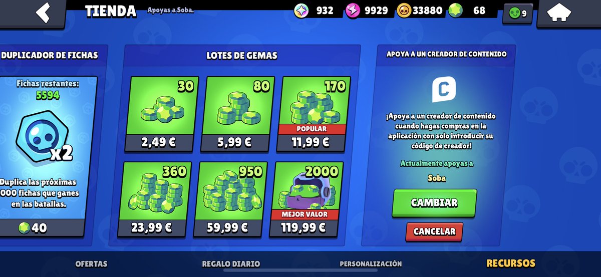 mperalta7's tweet photo. ⁦@Soba_44⁩ enhorabuena!!, no te conocía pero del ws del clan me enviaron tu última Brawl talk 👏👏👏 https://t.co/KrHpA8W3yE