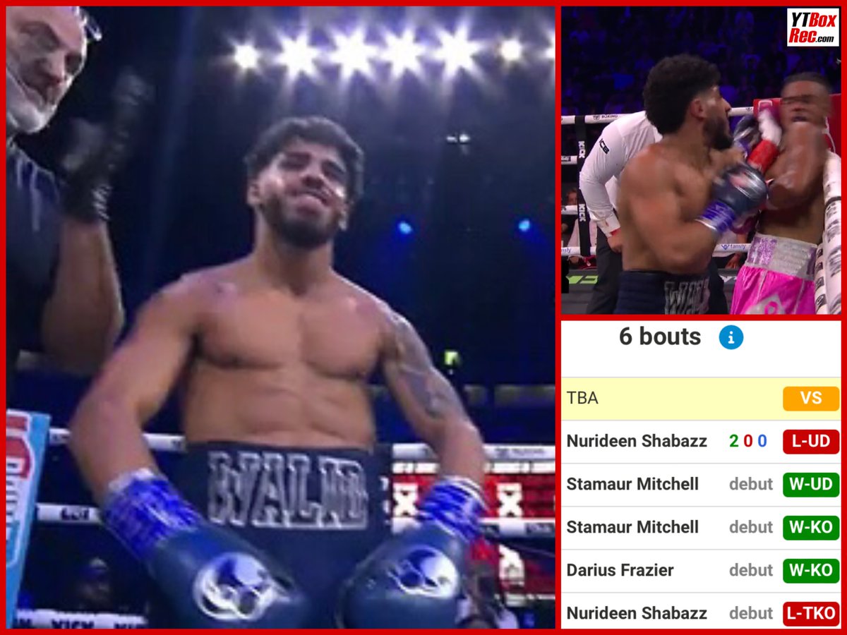 YTBoxRec's tweet photo. Back To The Lab, And Immediately Back Into The Fire ‼️ 🔥👀👀👀
@WalidSharks Is Relentless And Is Already Returning to The Ring, November 11th, Despite His Loss To DeenTheGreat ❗️ 😤💪🏻💥
#YouTubeBoxing #WalidSharks https://t.co/alVt1ZAcui