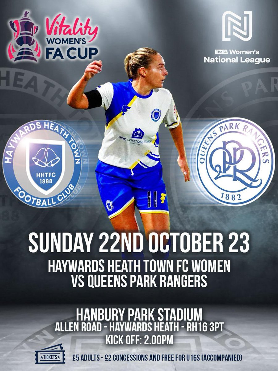 Nearly game day 

The weather is dull but Hanbury Park will be buzzing as we host <a href="/QPRWFC/">QPR FC Women</a> 

Come support the Heath 💪🏼🤩🤟

🍺 Fully stocked bar
⏰ 2pm Kick-off
🎟️ Adult £5, Concessions £2, U16 FREE (must be accompanied)