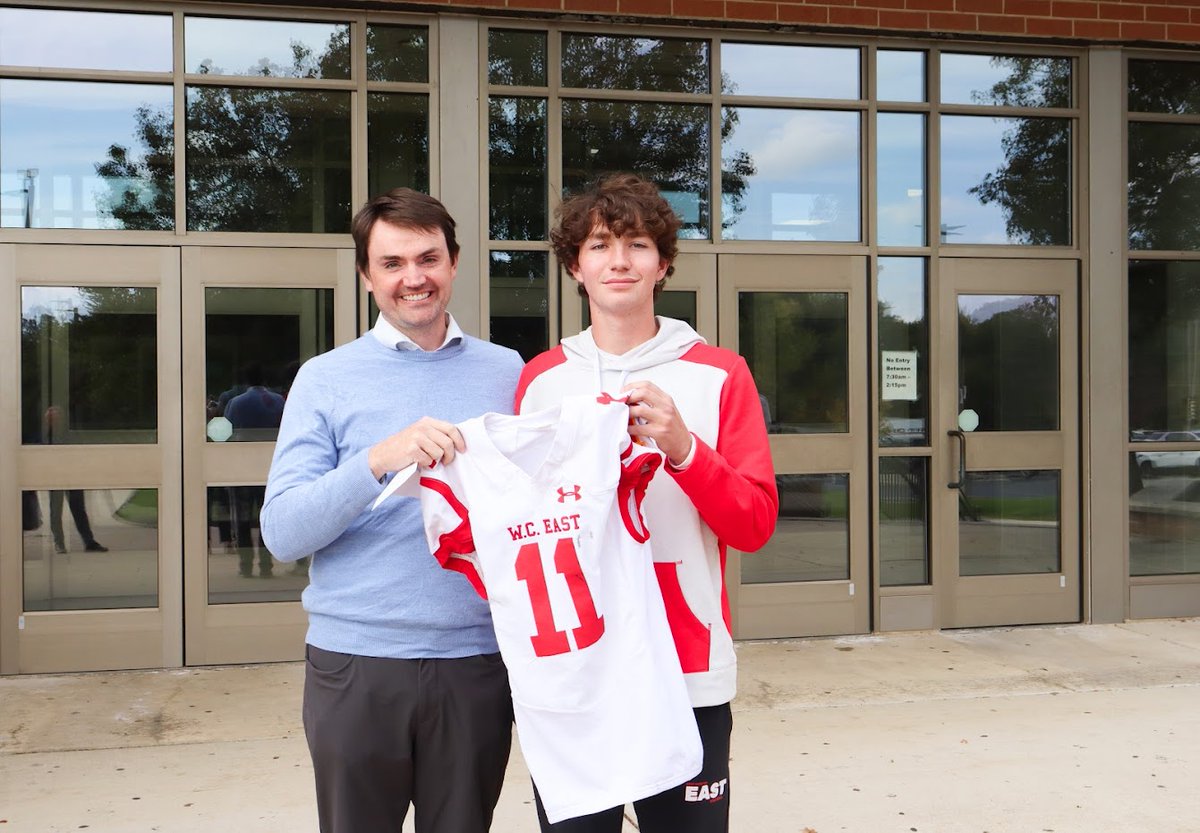 <a href="/WCEVikings/">WC East Athletics</a> <a href="/WestChesterASD/">West Chester Area SD</a> <a href="/SportsByBLinder/">Brian Linder</a> <a href="/EPAFootball/">EasternPAFootball</a> <a href="/PaFootballNews/">Pennsylvania Football News</a> <a href="/DLNSports/">Daily Local Sports</a> 

Photo Credit: Molly Schwemler: Manager of WCASD COmmuncication:

<a href="/BeckerAltikriti/">Becker Altikriti</a> &amp; Mrs. Conklin
<a href="/JustinCorporal7/">Justin Corporal</a> &amp; Ms. Giunta
Brendan Driscoll &amp; Mrs. Carr
<a href="/_Chrisgentile/">Chris Gentile</a> &amp; Coach Farrell