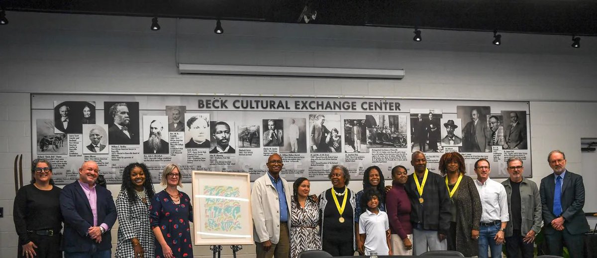 Thrilled to join the <a href="/TheBeckCenter/">Beck Cultural Exchange Center</a> and the Estate of Beauford Delaney this week in honoring the family of world-renowned artists and Knoxville natives Beauford and Joseph Delaney. <a href="/UTKLibraries/">UT Libraries</a> <a href="/UTKnoxville/">UT Knoxville</a>