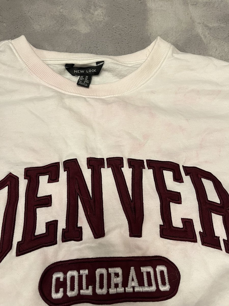 twisty101's tweet photo. @newlook washed this for the first time today, put it on at 30 degrees with a load of other whites and this happens! Disappointed would be an understatement… https://t.co/iCrFHQjXVp