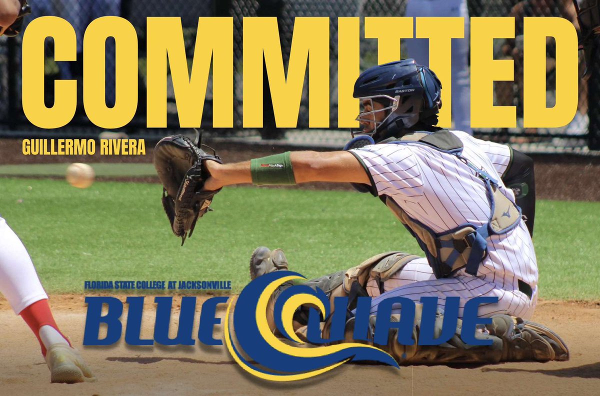 I am excited and blessed to announce my commitment to Florida State College at Jacksonville to further my academic and baseball career for the next 2 years.I would like to thank my family, friends and coaches for pushing me to be who I am today. #RideTheWave