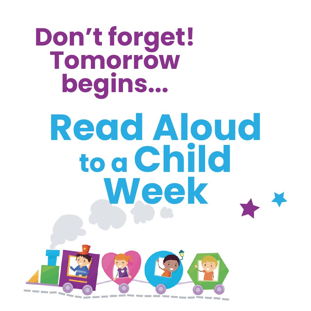 readtothem's tweet photo. All Aboard the Imagination Train!
Beginning tomorrow, let’s celebrate reading aloud together as we imagine new places, challenges, friendships, and more... all within the pages of books!
Learn more:
https://t.co/PRRnucL7Ny
#ReadAloudWeek #letsread #kidlit https://t.co/dhugFFJ75g