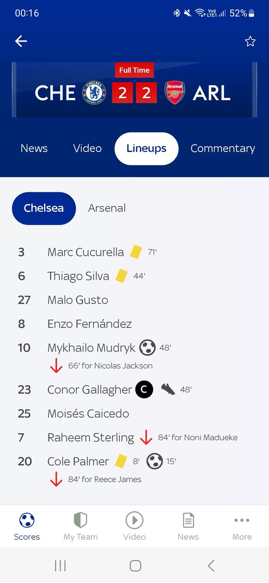 leesaddylcfc's tweet image. Cole palmer must have got this card for his birthday because no Chelsea player committed a foul in  the 1st 10mins hey opta stats
