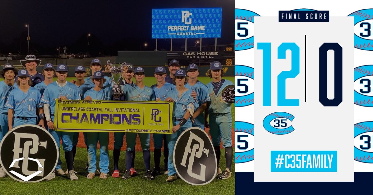 ThreeFiveFamily's tweet photo. 2024 National wins in dominant fashion to start the weekend!

Will Morrison: 3 IP 1H 4 K
Mason Hughes: 2-3 HR 2 RBI
Connor Tepatti: 2-3 2 2B 2 RBI
Cole Triplett: 1-3 2B 2 RBI
Addison Roth: 1-2 RBI

#C35Family https://t.co/1uidGLF5hO