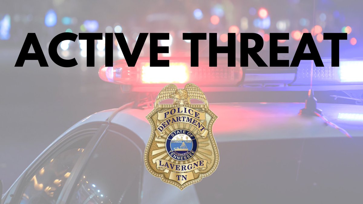 LaVergne37086's tweet photo. Residents in the Stones River Road area near Lake Forest Drive are urged to shelter in place when lock their doors and visitors are urged to stay out of the area. 
Suspect was last seen wearing black hat, black shirt and green or gray pants lay seen in the area of Stones River Rd https://t.co/DoQEUZLlt6