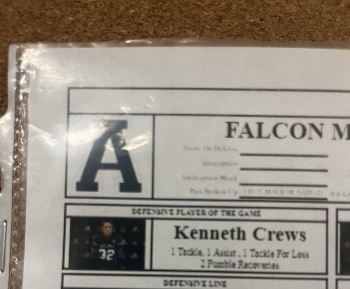 Poohcrews32's tweet photo. Great shutout win last week against Valley Christian got defensive player of the game!!
@KentCrews59 @paula_talanoa @CoachAgno @Aquinas_Falcons @AquinasAthSB @MaxTaufaao @UofR_Football @Utah_Football @FaaoTalanoa61 @CoachSolis2 @CoachAgno @coachbrusig @MrzFinau  @Aquinas_Falcons https://t.co/WWy6PoD74H