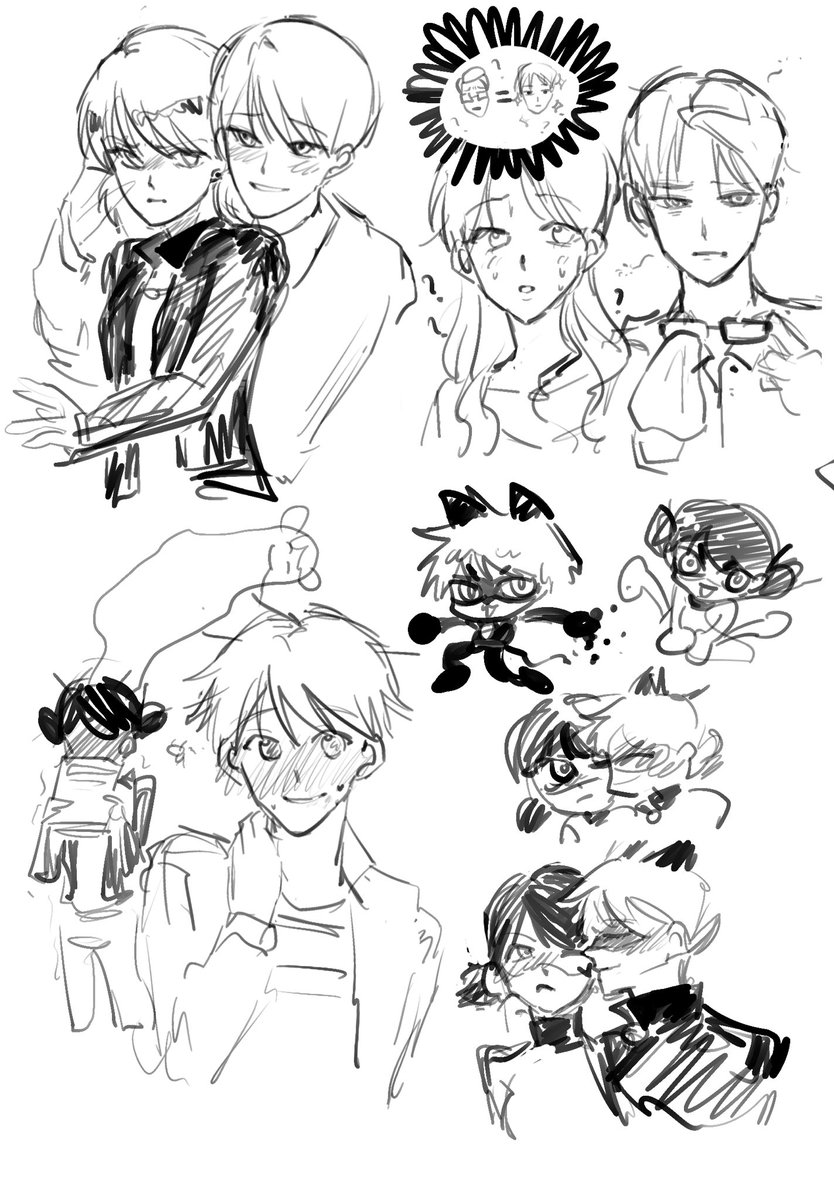 한달 뒤 쯔음에 있는 마지막 시험이 끝나면 저는 이제...
레탐의 지박령이 되는 겁니다. 너무 설렙니다.....
차례대로 필릭마리 젊에밀리엘 아드마리 캣버그 낙서 입니당
오랜만에 볼펜 말고 애플펜슬 잡으니까 느낌이 이상해요..ㅋㅋ