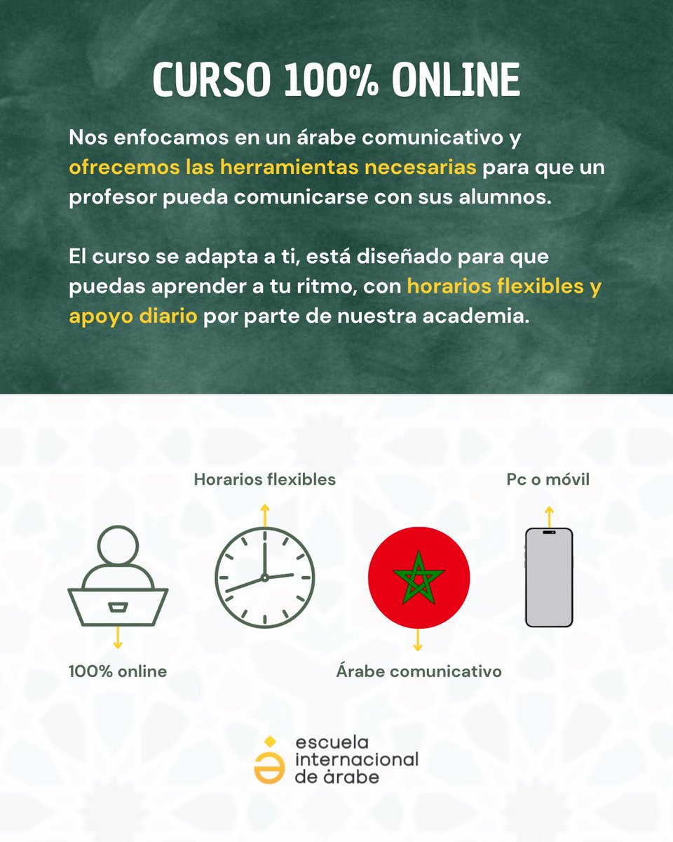 eiarabe's tweet photo. ¡Nuevo curso! 💪🏼👩🏻🏫👨🏻🏫
Más info 👉🏼 https://t.co/PUVuPu8dqZ
#arabe #aprenderarabe #enseñanza #primaria #secundaria https://t.co/ZTdlGl6t12
