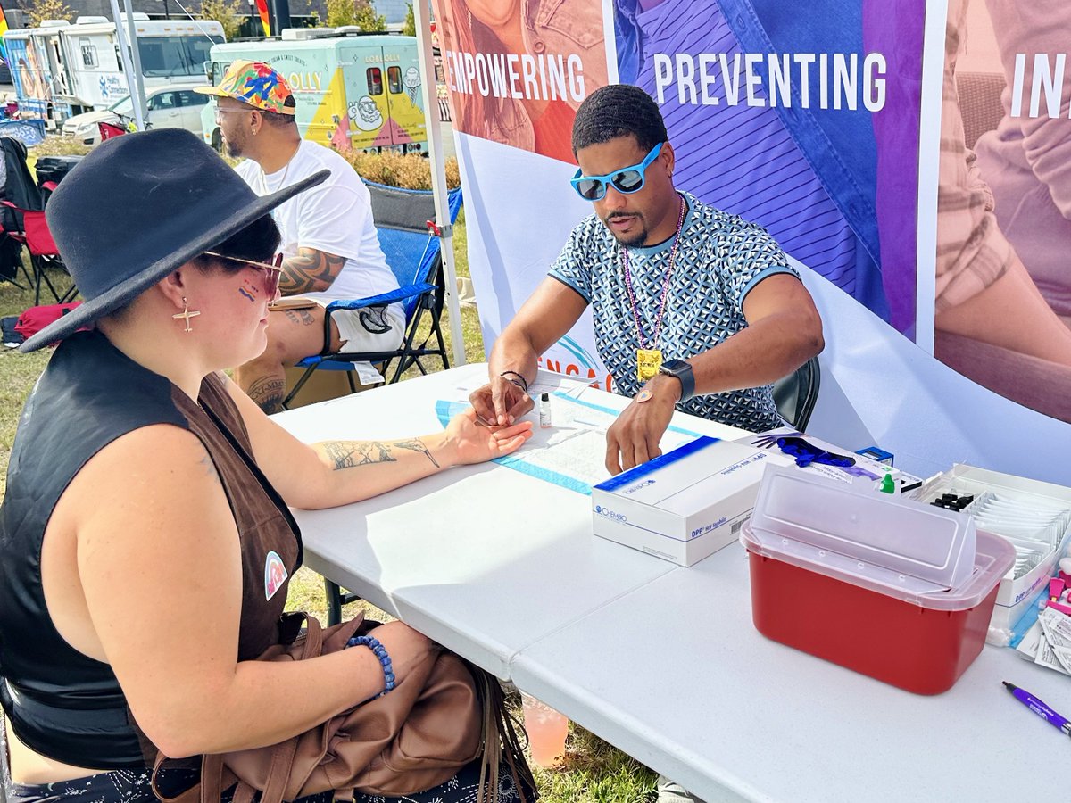 EngagingAR's tweet photo. What an EPIC day at Central Arkansas Pride!  Thank you to everyone who has stopped by our booth. #AlwaysEpic #EngagingArkansas #knowyourstatus https://t.co/2GSnluS6yJ
