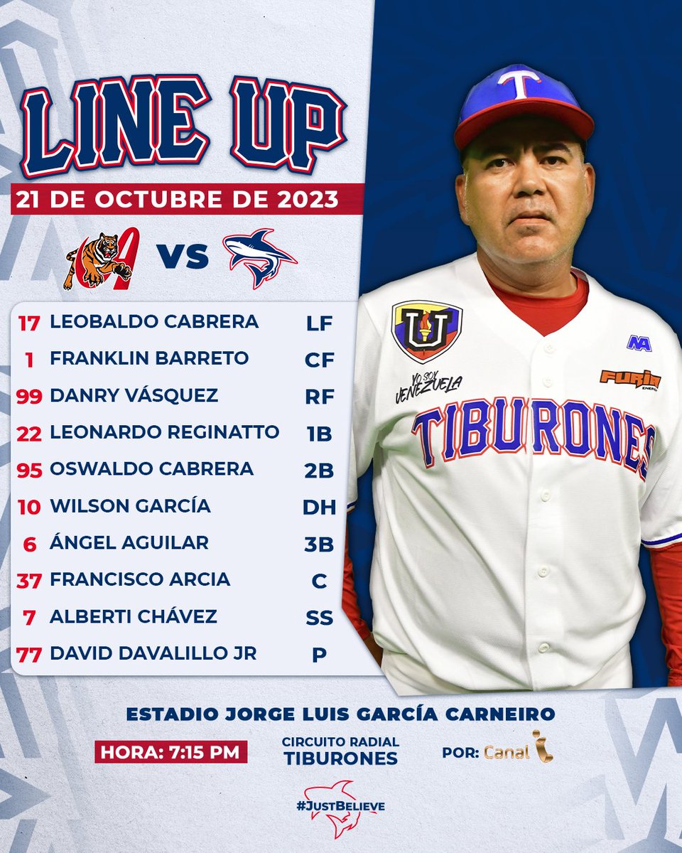 Tiburonesbbc_'s tweet photo. Primer lineup de la temporada 💣🔥🦈

#JustBelieve https://t.co/mk56Jfj9wv