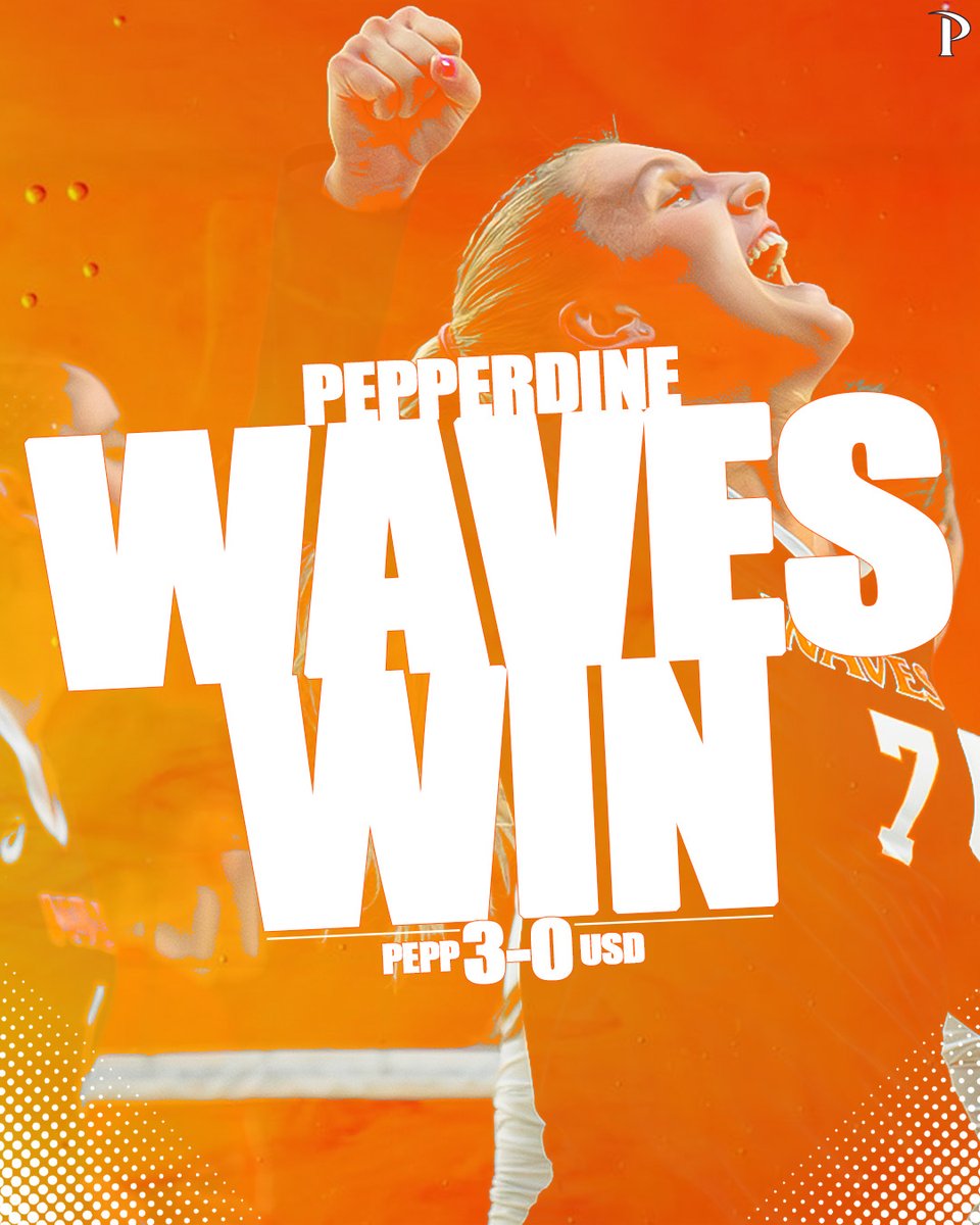 WAVES WIN
WAVES WIN
WAVES WIN
WAVES WIN
WAVES WIN
WAVES WIN
WAVES WIN
WAVES WIN
WAVES WIN
WAVES WIN
WAVES WIN
WAVES WIN

That's 12-straight wins for the Waves as Pepperdine sweeps past San Diego in Jenny Craig Pavilion! 

#WavesUp
