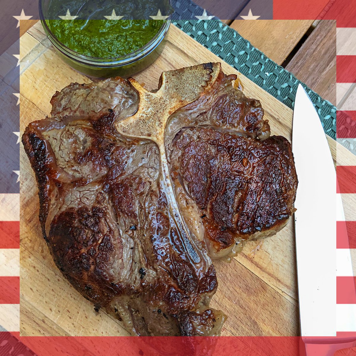 f1cuisine's tweet photo. Everything's bigger in Texas

#USGP #COTA #F1 #F1Sprint  #Formula1 #Verstappen #landonorris  #lewishamilton #cuisine #Food #kitchen #recipes #tbone #steak https://t.co/uPdB3pEliq