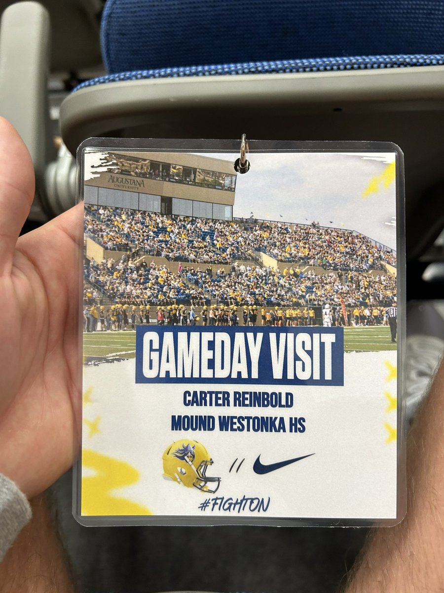Thank you <a href="/AugieFB/">Augustana Football</a> and <a href="/CoachCBrink/">Casey Brink</a> for the great game day visit! Congrats on the big win and I hope to be back down soon!
<a href="/CoachOJ_/">Jerry Olszewski</a>