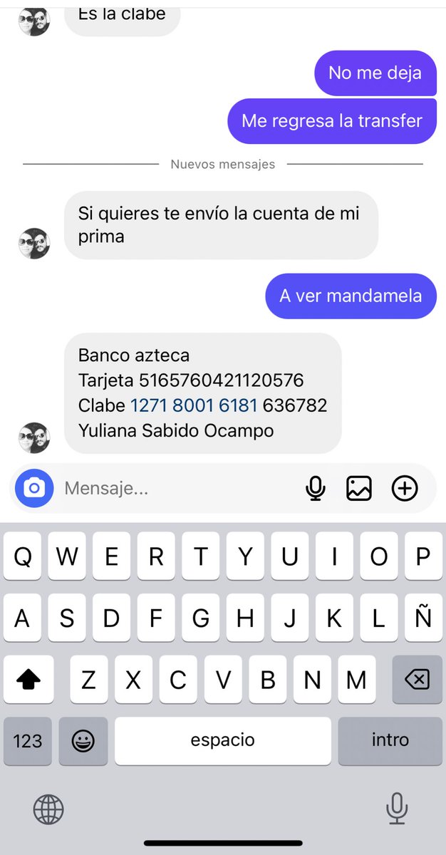 ChrizLeon's tweet photo. @BancoAzteca esta persona esta estafando con una cuenta de ustedes deberían de canalizar esto con alguna autoridad. https://t.co/zIX4isO4R6