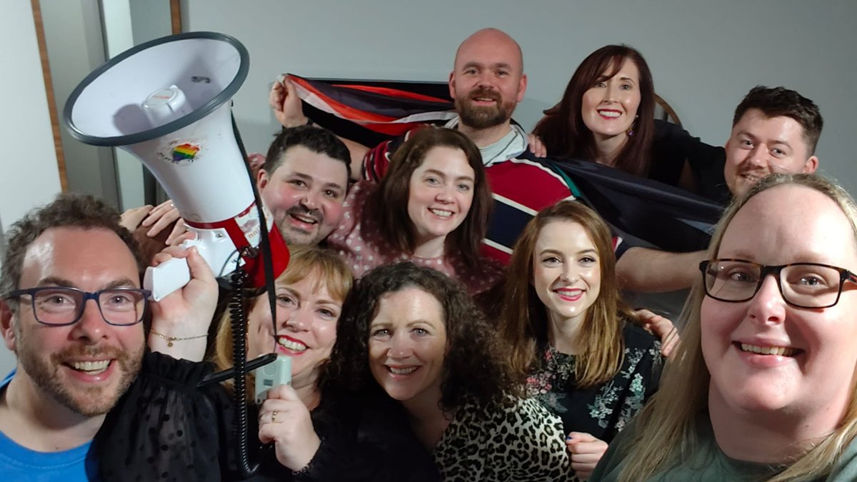 GalwayVocal's tweet photo. On Sunday morning we are going to premiere Clean Air by Fiona Linnane at the @derrychoirfest Our repertoire is influenced by social justice themes and we look forward to bringing these pieces about democracy, war, environmental damage etc #DerryChoirFestival 📣 https://t.co/xAyq36Wj8t