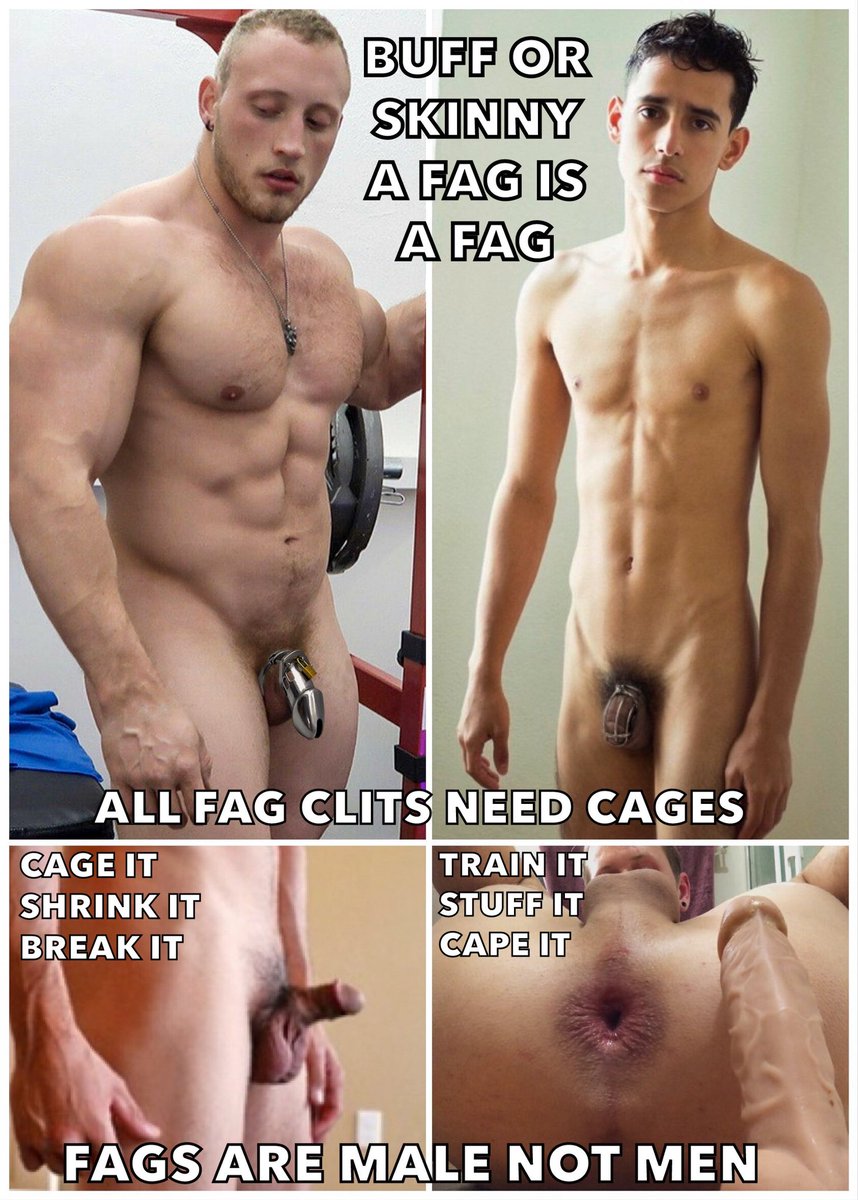 depraved_cunt's tweet photo. WE #FAGS COME IN ALL SHAPES &amp; SIZES. There is no one way we fags look. Although we may b big, muscled &amp; strong, nature has made us kneel, suck &amp; have our pussy ruined.All little useless fag nubs need 2b locked up, ignored &amp; shrunk. No exceptions, no excuses, no escape! #fagology https://t.co/PourgW43Ix