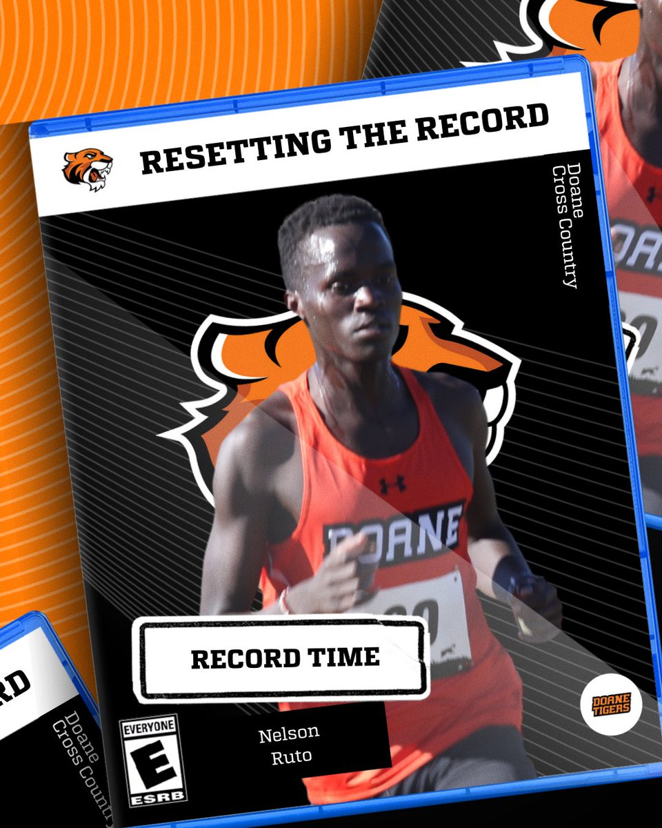 DoaneAthletics's tweet photo. #DoaneXC Nelson Ruto does it again, breaks the school 8K record he set two weeks ago as he runs a time of 24:41.2 (six seconds faster) https://t.co/sDHkdW2LGu
